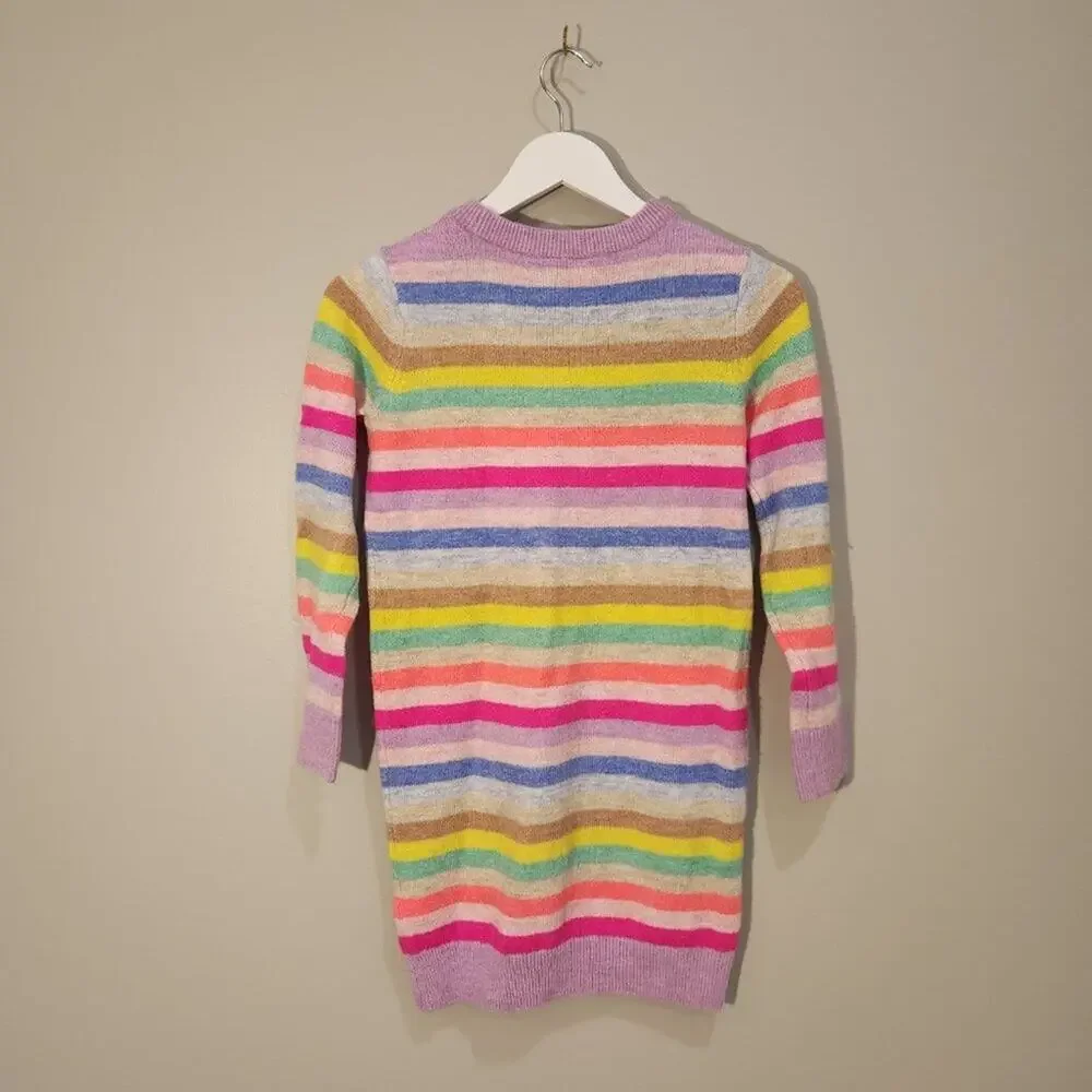 Gap Happy Kids Stripe Sweater Dress - Size M(8)